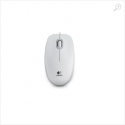 Logitech B100 Oprical Mouse, White, USB, OEM